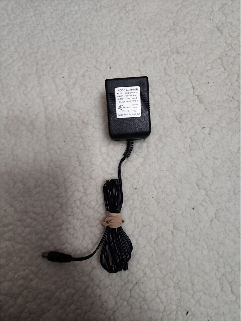 Ac/DC Adaptor M LK-DC 060030 120V 6V Classr 2 Power E230593